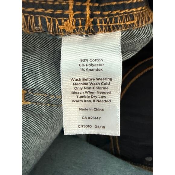 Talbots Flawless Five Pocket Bootcut Jeans Dark Wash Size‎ 6 - Picture 9 of 9